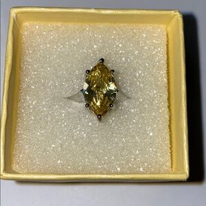 Avon ring silver tone size 10